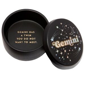 Zodiac Trinket Keepsake Box - Gemini - NWT